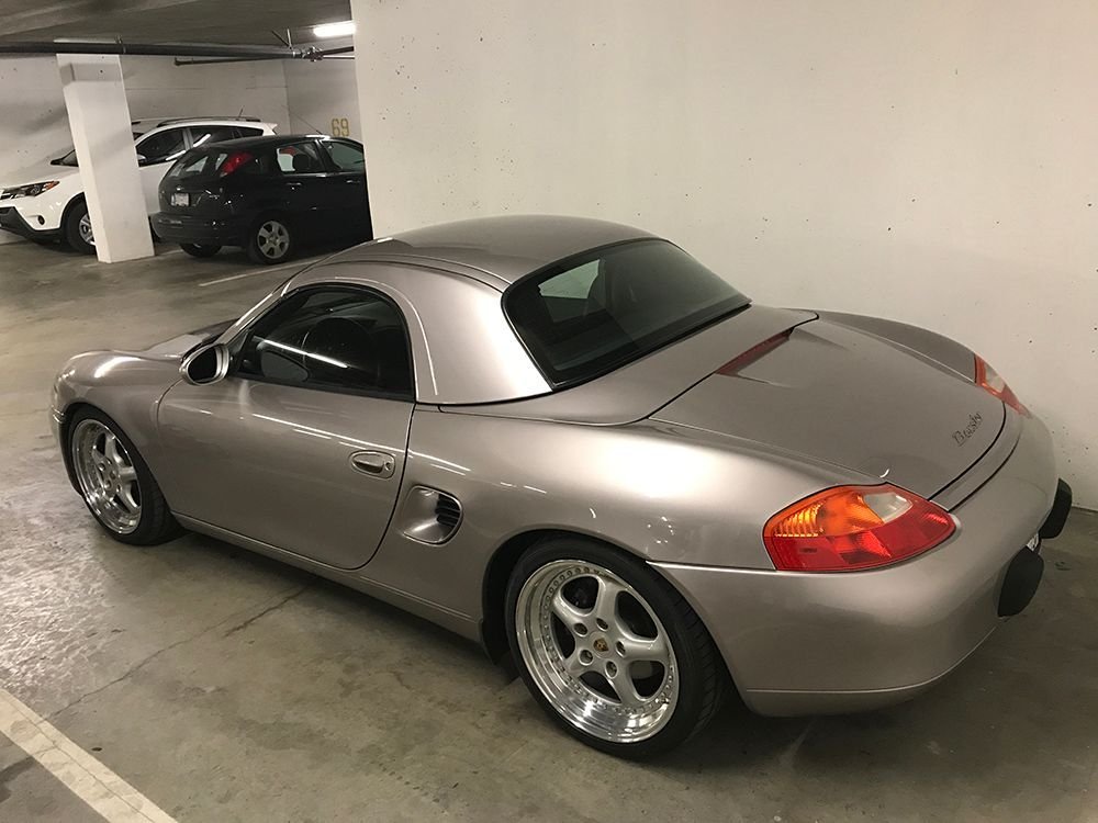 beige hardtop